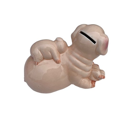Vintage SYC Ceramic Pile of Pigs Piggy bank Taiwan - Picture 4 of 6